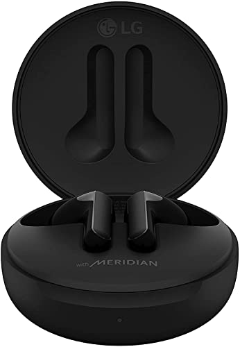 LG Tone FN6 Wireless Earphones - Bluetooth in Earbuds with Meridian Sound and 10w Qi Wireless Fast Pad