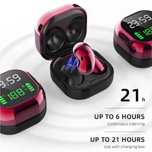 Yrmaups Wireless Earbuds Noise Cancelling in Ear Earphones Built-in Microphone Immersive Premium Sound with Charging Case, for Sport Work Travel