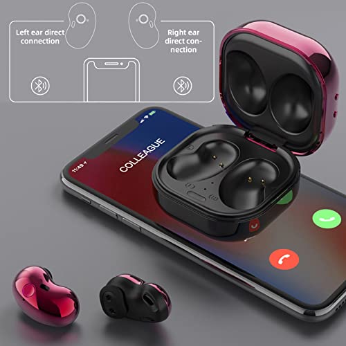 Yrmaups Wireless Earbuds Noise Cancelling in Ear Earphones Built-in Microphone Immersive Premium Sound with Charging Case, for Sport Work Travel