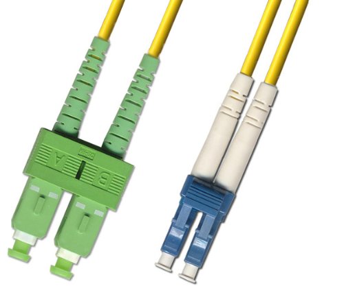 3M Singlemode Duplex Fiber Optic Cable (9/125) - LC/UPC to SC/APC