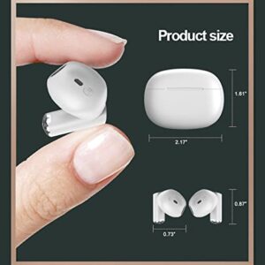 Nizumei Wireless Earbuds Bluetooth Headphones Earphone with Charging Case, Stereo in-Ear Headphones with Microphone, Headsets for Phone iPhone Android Sport Work Running