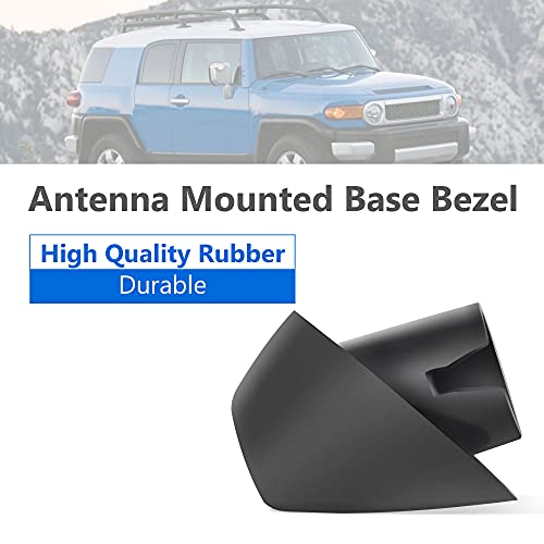 Anina Antenna Base for Toyota FJ Cruiser 2007-2017 Antenna Mount Car Radio Antenna Ornament 8639235032, 8639235031 Rubber Antenna Grommet Topper