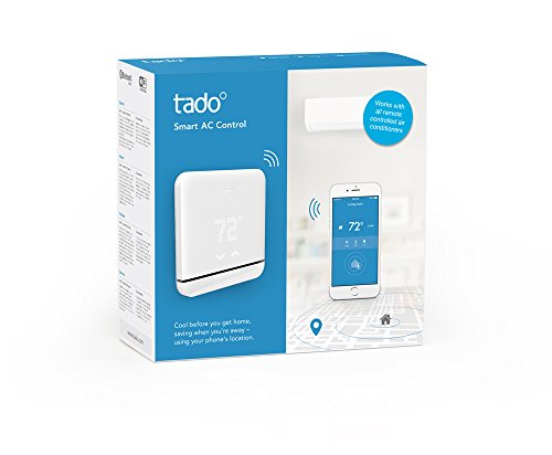 Tado Smart Air Conditioner and Heater Controller, Wi-Fi, Compatible with iOS and Android, Works with Alexa