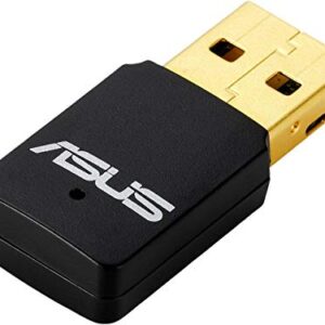 ASUS USB-N13 C1 300Mbps USB Wireless Adapter, Supports WEP, WPA, WPA2 WPA3 encryption Standards (USB-N13 C1)