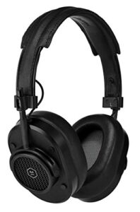 master & dynamic mh40 wireless over-ear headphones – noise isolating with mic – professional studio headphones with bluetooth capability, black