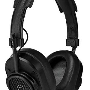 MASTER & DYNAMIC MH40 Wireless Over-Ear Headphones - Noise Isolating with Mic - Professional Studio Headphones with Bluetooth Capability, Black