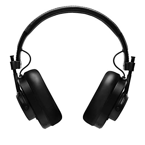 MASTER & DYNAMIC MH40 Wireless Over-Ear Headphones - Noise Isolating with Mic - Professional Studio Headphones with Bluetooth Capability, Black