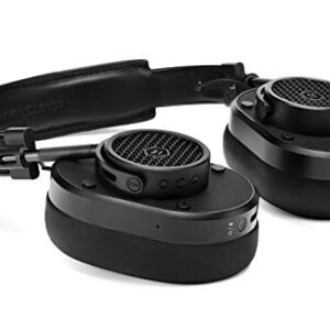 MASTER & DYNAMIC MH40 Wireless Over-Ear Headphones - Noise Isolating with Mic - Professional Studio Headphones with Bluetooth Capability, Black