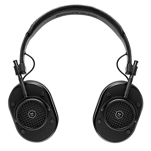 MASTER & DYNAMIC MH40 Wireless Over-Ear Headphones - Noise Isolating with Mic - Professional Studio Headphones with Bluetooth Capability, Black