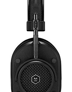 MASTER & DYNAMIC MH40 Wireless Over-Ear Headphones - Noise Isolating with Mic - Professional Studio Headphones with Bluetooth Capability, Black