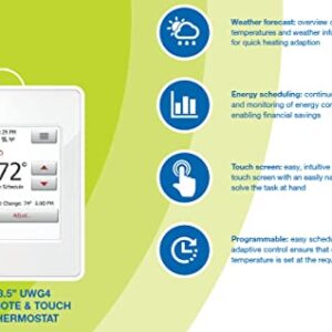 Touchscreen WiFi Programmable Floor Heating Thermostat FloorLace FIT (Thermostat, WiFi Programmable)