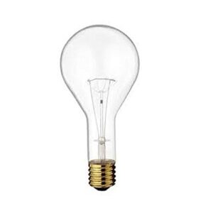 ledvance 16034 clear sylvania incandescent 500w ps35 utility light bulb, e39 mogul base, 10000 lumen, 2850k warm white finish, 1 pack