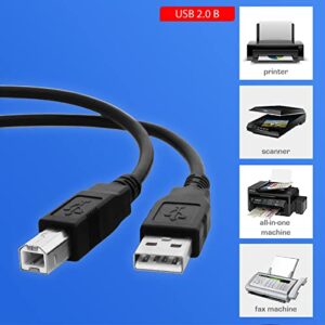 LIONX USB Canon Printer Cable to Computer for PIXMA Printer 6 feet USB 2.0