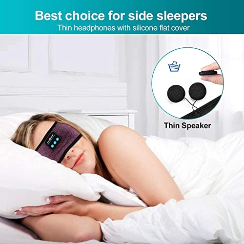 MUSICOZY Sleep Headphones Wireless Bluetooth Headband, Music Sports Sleeping Headband Headphones for Workout, Jogging, Yoga