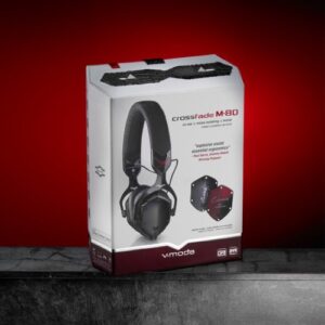 V-MODA Crossfade M-80 On-Ear Noise-Isolating Metal Headphone (Shadow) (Discontinued by Manufacturer)