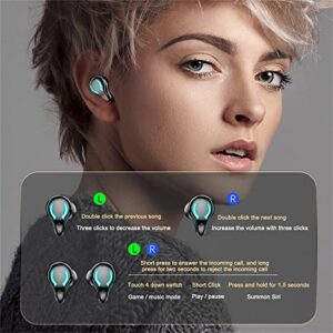 Touch Control Wireless Bluetooth 5.1 Headphones Tw-s Headphones Stereo Headphones Ipx5 Waterproof Outdoor Sports Headphones with Charging Case