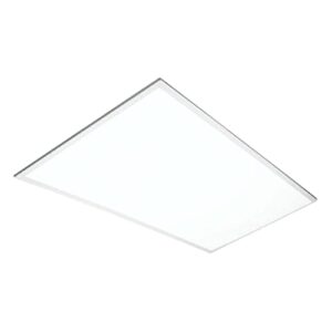 sylvania 2 ft. x 4 ft. 40w led integrated edge-lit panel light 3500k cct with emergency battery backup, 4200 lumens, white (74241)