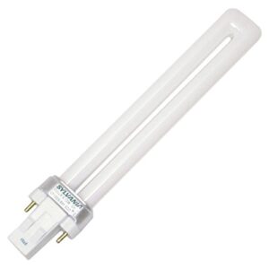 (case of 50) sylvania 21135 cf13ds/850/eco 13-watt 5000k 2-pin single tube compact fluorescent lamp
