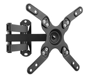 mount-it! tv wall mount monitor bracket with full motion articulating tilt arm, 15″ extension arm fits 17 19 20 22 23 24 26 27 28 29 30 32 35 37 39 42 47 lcd led displays up to vesa 200×200