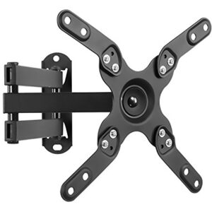 Mount-It! TV Wall Mount Monitor Bracket with Full Motion Articulating Tilt Arm, 15" Extension Arm Fits 17 19 20 22 23 24 26 27 28 29 30 32 35 37 39 42 47 LCD LED Displays up to VESA 200x200