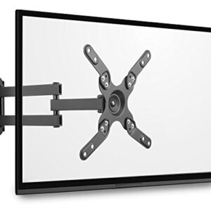 Mount-It! TV Wall Mount Monitor Bracket with Full Motion Articulating Tilt Arm, 15" Extension Arm Fits 17 19 20 22 23 24 26 27 28 29 30 32 35 37 39 42 47 LCD LED Displays up to VESA 200x200