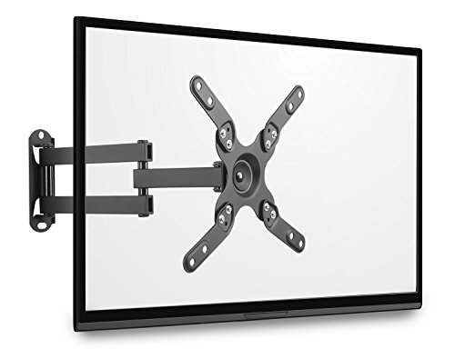 Mount-It! TV Wall Mount Monitor Bracket with Full Motion Articulating Tilt Arm, 15" Extension Arm Fits 17 19 20 22 23 24 26 27 28 29 30 32 35 37 39 42 47 LCD LED Displays up to VESA 200x200