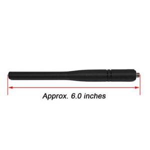VHF Antenna Compatible for Motorola XPR3500 XPR3300 XPR7550 XPR7350 XPR7580 XPR7380 XPR7550e XPR7580e XPR7350e XPR7380e XPR3500e XPR3300e PMAD4117 PMAD4117A 136-174 MHz (2 Pack)