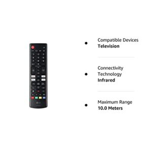 LG OEM Remote Control for Select LG TVs - Black (AKB76040302)