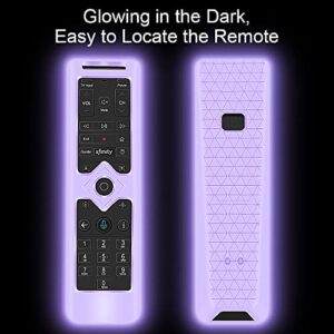【3Pack】 Remote Case Covers for Xfinity Remote Control,Silicone Protective Case Skin Sleeve for XFinity Comcast XR15 Voice Remote,[Thicken Layer] Shockproof Remote Battery Back Covers Glow in The Dark