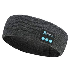 sleeping headband bluetooth wireless headphones with mic, sleeping headphones music headband, ultra-soft headband for side sleepers workout running jogging