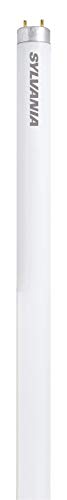 Sylvania 48" T8 Fluorescent Tube, 32 Watt, 3500K, Suitable for is or RS Operation, 30 Pack