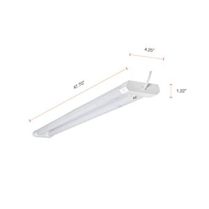 LEDVANCE Sylvania 4ft Shop Light with LightSHIELD Technology, Germicidal, 40W, 4000 Lumens, Non-Dimmable, On/Off Pull Chain, Linkable, 4000K, Cool White (75751)