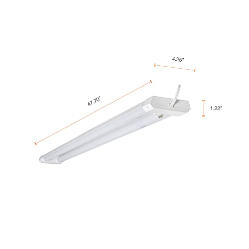 LEDVANCE Sylvania 4ft Shop Light with LightSHIELD Technology, Germicidal, 40W, 4000 Lumens, Non-Dimmable, On/Off Pull Chain, Linkable, 4000K, Cool White (75751)