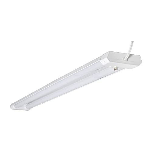 LEDVANCE Sylvania 4ft Shop Light with LightSHIELD Technology, Germicidal, 40W, 4000 Lumens, Non-Dimmable, On/Off Pull Chain, Linkable, 4000K, Cool White (75751)