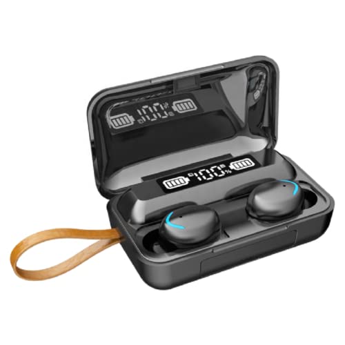 TWS F9, Bluetooth Earphones (Black). Touch Access Wireless & Bluetooth. Android & iPhone, Great Sound/Bass. USB Cable & Chargeable Case. Extra Buds Included. Good for Travel, Gym, All The Above.