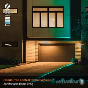 SYLVANIA Smart LED ZigBee RGBW Full Color Outdoor Accent Light Starter Kit, 14', Works with SmartThings and Amazon Echo Plus (75541)