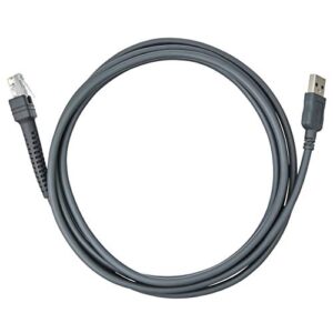 zebra cable for ls2208 series handheld scanner gray cba-u01-s07zar