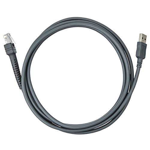 Zebra Cable for LS2208 Series Handheld Scanner Gray CBA-U01-S07ZAR