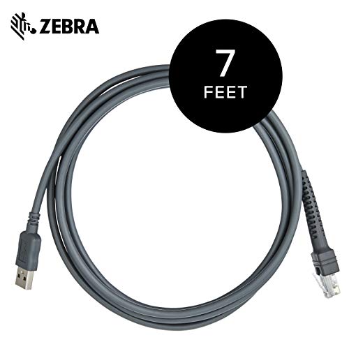 Zebra Cable for LS2208 Series Handheld Scanner Gray CBA-U01-S07ZAR