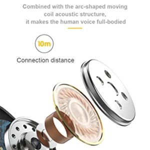 Invisible Earbuds Wireless Bluetooth Mini Ear Buds Tiny Waterproof Discreet Earphones Sleep Earbuds in Ear Hidden Earpiece Long Battery Life Headphones Smallest for Android iOS Sports Running Workout