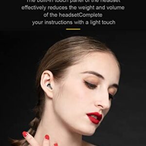 Invisible Earbuds Wireless Bluetooth Mini Ear Buds Tiny Waterproof Discreet Earphones Sleep Earbuds in Ear Hidden Earpiece Long Battery Life Headphones Smallest for Android iOS Sports Running Workout