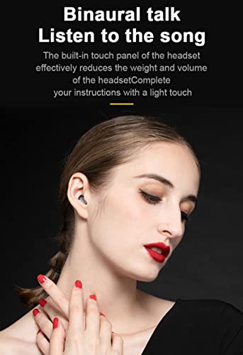 Invisible Earbuds Wireless Bluetooth Mini Ear Buds Tiny Waterproof Discreet Earphones Sleep Earbuds in Ear Hidden Earpiece Long Battery Life Headphones Smallest for Android iOS Sports Running Workout