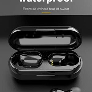 Invisible Earbuds Wireless Bluetooth Mini Ear Buds Tiny Waterproof Discreet Earphones Sleep Earbuds in Ear Hidden Earpiece Long Battery Life Headphones Smallest for Android iOS Sports Running Workout