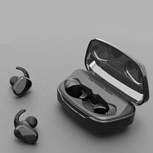 tws wireless earbuds sport with earhooks bluetooth earbuds with microphone waterproof wireless ear buds with ear hook for casual fitness running workout headphones gym ear phones for android iphone
