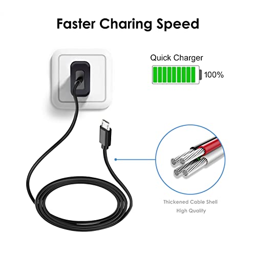 5V Fast Wall Charger Charging Cable Cord Fit for OneTouch Verio Flex, Aomais Real Sound, Sport II, Aomais Ball, Aomais Go Speakers, Noco Boost Sport GB20 GB30 GB40 GB40HD GB50Pro GB70 GB70XL GB150