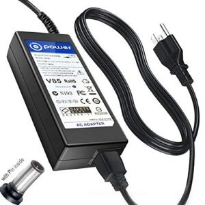 t-power ac adapter for samsung cf390 cf391 cf396 cf398 cf591 series 22″ 24″ 27″ 32″ curved screen led-lit fhd monitor only replacement switching power supply cord