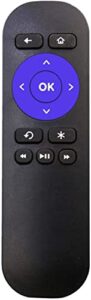 smartby replacement remote control compatible with roku models roku 1 (lt, hd); roku 2 (xd, xs); roku 3 (do not support roku streaming stick, hdmi stick and game) function 100% same as original