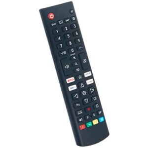 akb76037601 replace remote control fit for lg tv 2021 model led hd 4k smart uhd hdtv with prim-video disny netflx channels buttons 43up7000pua 32lm627bpua 32lm577bpua 43up8000pur 50up8000pur