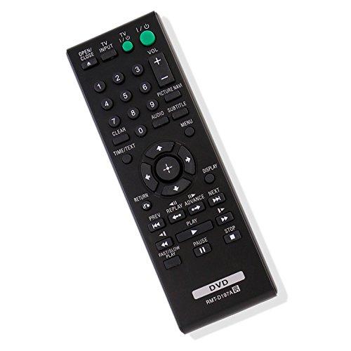 RMT-D197A RMTD197A Replaced Remote Control fit for Sony DVD Player DVP-SR510H DVP-SR320 DVP-SR405P DVP-SR750HP DVPSR100 DVPSR120 DVPSR210PB DVPSR310P DVPSR320 DVPSR750HP