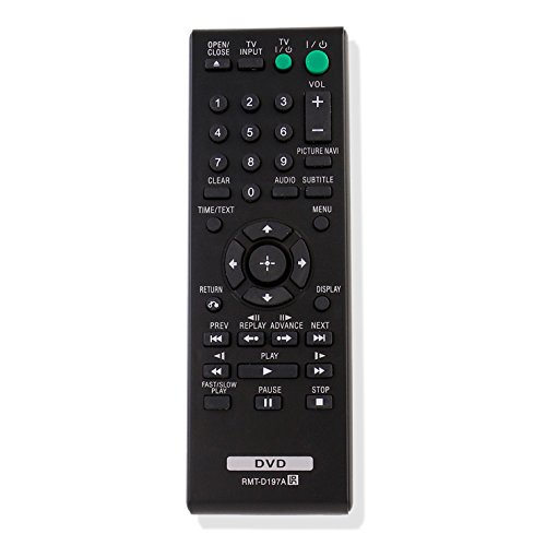 RMT-D197A RMTD197A Replaced Remote Control fit for Sony DVD Player DVP-SR510H DVP-SR320 DVP-SR405P DVP-SR750HP DVPSR100 DVPSR120 DVPSR210PB DVPSR310P DVPSR320 DVPSR750HP